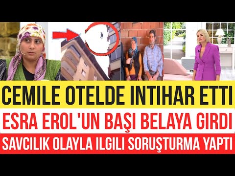 ESRA EROLDA CEMİLEDEN ACI HABER • OTEL ODASINDA İN'TİHAR ETTİ İDDASI • VEDA NOTU BIRAKMIŞ SON DAKİKA