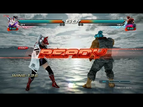 411_5 Kunimitsu Ryona vs Akuma - Tekken 7 ( Anakin x24 ) sin Grafica Dual