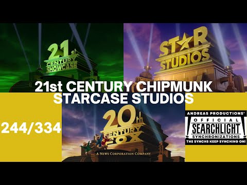 21st Century Showcase and Star Studios synch to 20th Century Fox (Chipmunks) | VR #244/SS #334