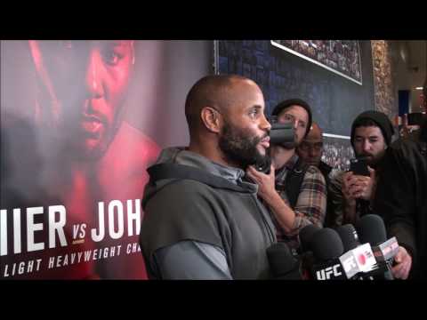Daniel Cormier’s UFC 210 Open Workout Scrum