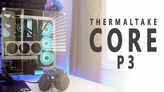 Video thumbnail for Thermaltake Core P3 Tempered Glass Review and Overview by ECPU