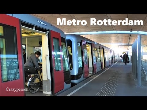 RET Metro Spijkenisse - Schiedam Centrum | Lijn C Rotterdam 2023