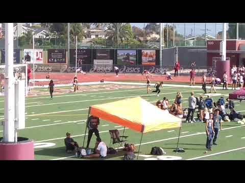 Christian Gatlin... Marina High School... Laguna Beach ... Wave League Prelims... 200 Meters.