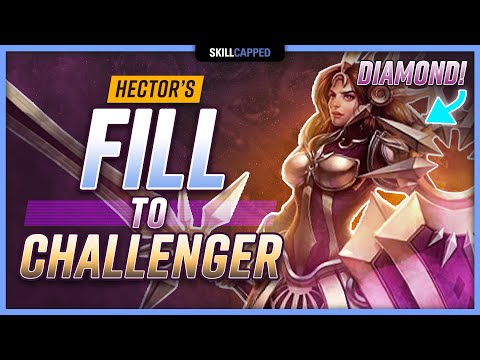 FILL to CHALLENGER: Hector's Leona SMURFS in DIAMOND! Full Leona Support Gameplay Guide