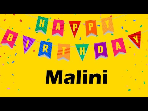 Happy Birthday to Malini - Birthday Wish From Birthday Bash
