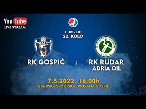 21-22 22. kolo RK Gospić - RK Rudar (07.05.2022.)