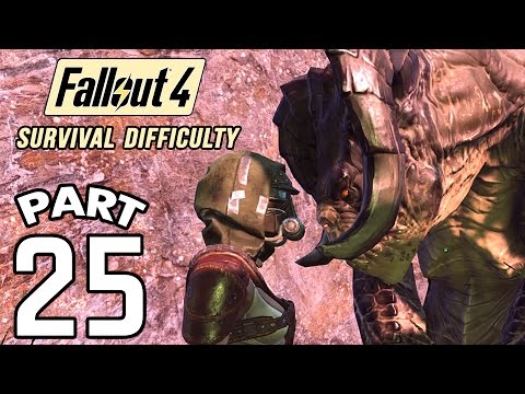 Fallout 4 Survival Difficulty SNIPER Walkthrough - Part 25 Alpha Deathclaw 1080p 60FPS