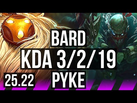 BARD & Swain vs PYKE & Caitlyn (SUP) | EUW Master | 25.22