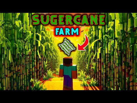 🔥 Ultimate Infinite Sugar Farm | Minecraft 1.21