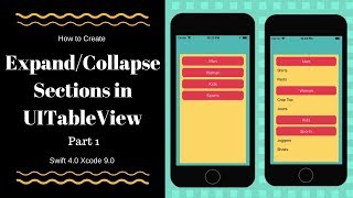 Expand/Collapse Sections using UITableView in Xcod