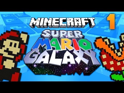 SUPER MARIO GALAXY MAP [1] ★ Minecraft Puzzle Adventure