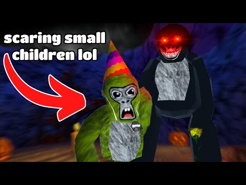 jumpscaring small children is very funny (Gorilla Tag VR)