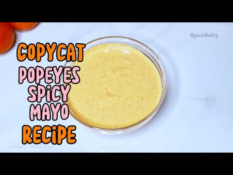 5-Minute Copycat Popeyes Spicy Mayo That Beats the Original! #spicerally