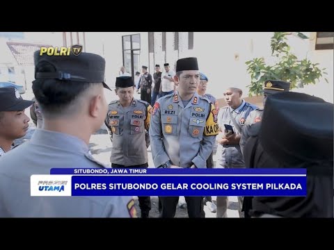 POLRES SITUBONDO GELAR COOLING SYTEM PILKADA