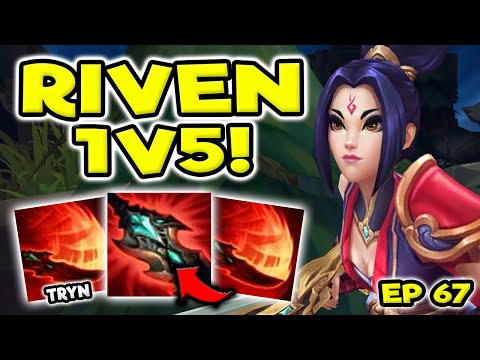 ENEMY TEAM IS MAD...RIVEN HOW TO 1V5 (TRY THIS) - S11 RIVEN TOP GAMEPLAY (Season 11 Riven Guide) #67
