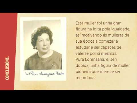Vídeo: Pioneiras de Santiago. Pura Lorenzana