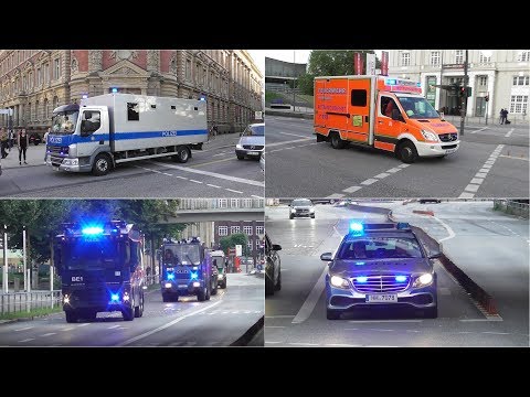 #G20HAM17 Einsatzfahrten beim G20 Gipfel in Hamburg Teil 2 (Zoll, BuPo, JUH, WaWe,...)