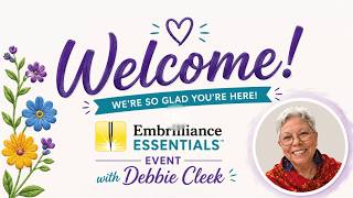 Learn Embrilliance Essentials with Debbie Cleek