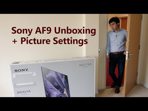 Sony AF9/ A9F OLED TV Unboxing + Picture Settings