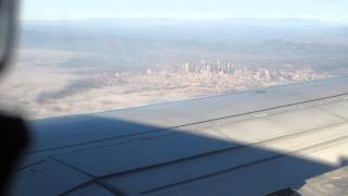 preview picture of video 'LAX approach Los Angeles City Skyline V16774'