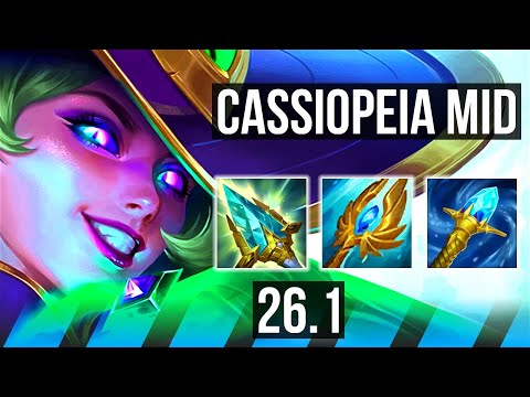 CASSIOPEIA vs FIZZ (MID) | NA Master | 26.1