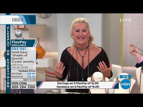 Heidi Daus "Shades of Sparkle" Crystal Drop Earrings