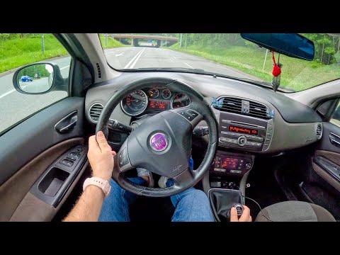 2008 Fiat Bravo II 🇮🇹 [1.6 TD MultiJet 120hp] |0-100| POV Test Drive #2073 Joe Black