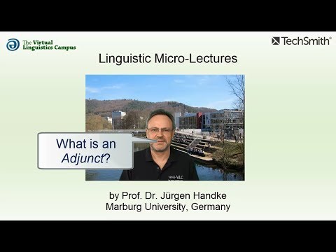 SYN_010 - Linguistic Micro-Lectures: Adjuncts