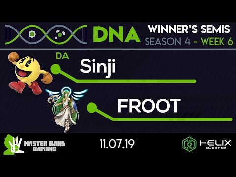 DNA S4:W6 - DA | Sinji (Pac-man) Vs. FROOT (Palutena) - W Semifinals