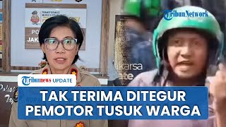 Tak Terima Ditegur Gegara Merokok sambil Berkendara, Pria di Jagakarsa Tusuk Warga Pakai Obeng