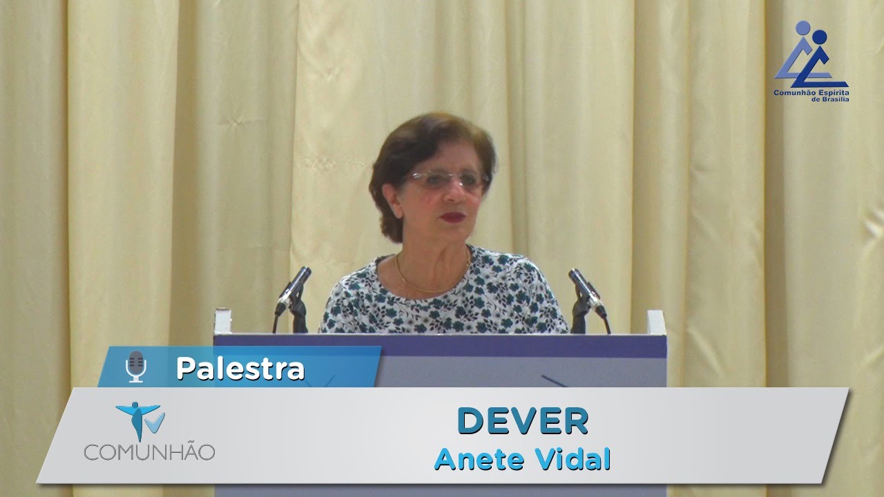 Palestra | Dever - Anete Vidal