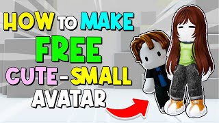 How to Make FREE Cute & Mini Avatar in Roblox!? (2024)