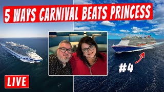 Which Cruise Line is Better? Carnival Cruise Line versus Princess Cruises