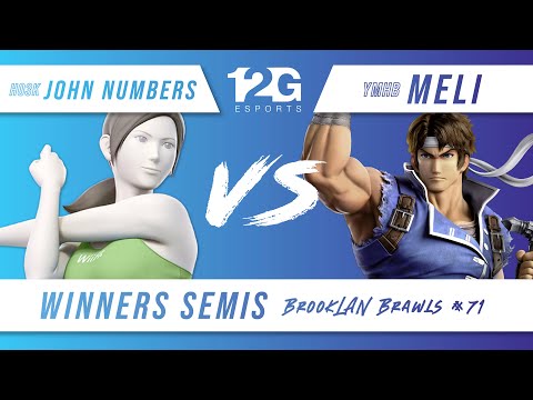 BrookLAN Brawls 71 - Ho3k | John Numbers (Wii Fit) vs. YMHB | Meli (Richter) - Winners Semis