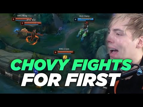LS | CHOVY FIGHTS FOR FIRST PLACE | HLE vs RNG Groups