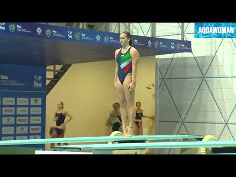 PIZZINI Elisa ITALY l 1m Springboard   Junior Diving Championships