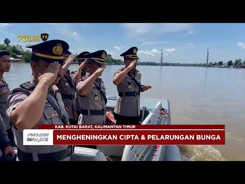 PRESISI UPDATE: POLRES KUTAI BARAT GELAR TABUR BUNGA SAMBUT HARI BHAYANGKARA KE-79 24/06/25 (21.00)