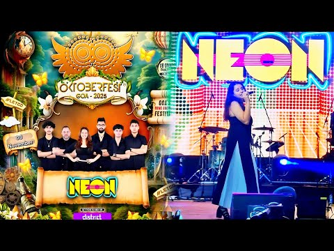 Neon Band Live at Oktoberfest Goa 2025🎤🎶NEON Goan Band  | Konkani Songs | Konkani Music 