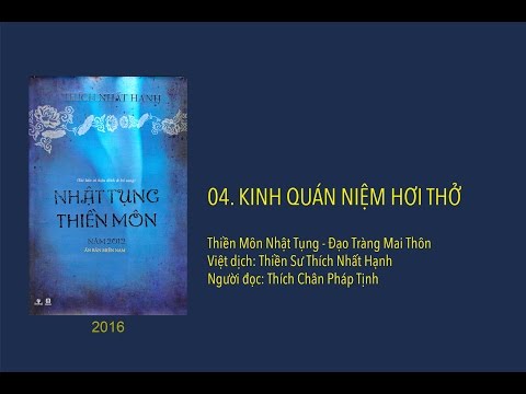 04 Kinh Quán Niệm Hơi Thở - Audiobook