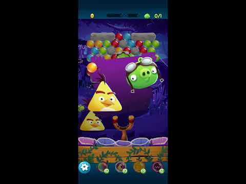 Angry Birds Pop Level 608 Piggy in the Middle with Chuck and Pilot Pig