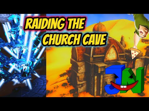 How We Online Raided The Cheaters Church Cave (ARK/PVP/PC) (Small Tribes)