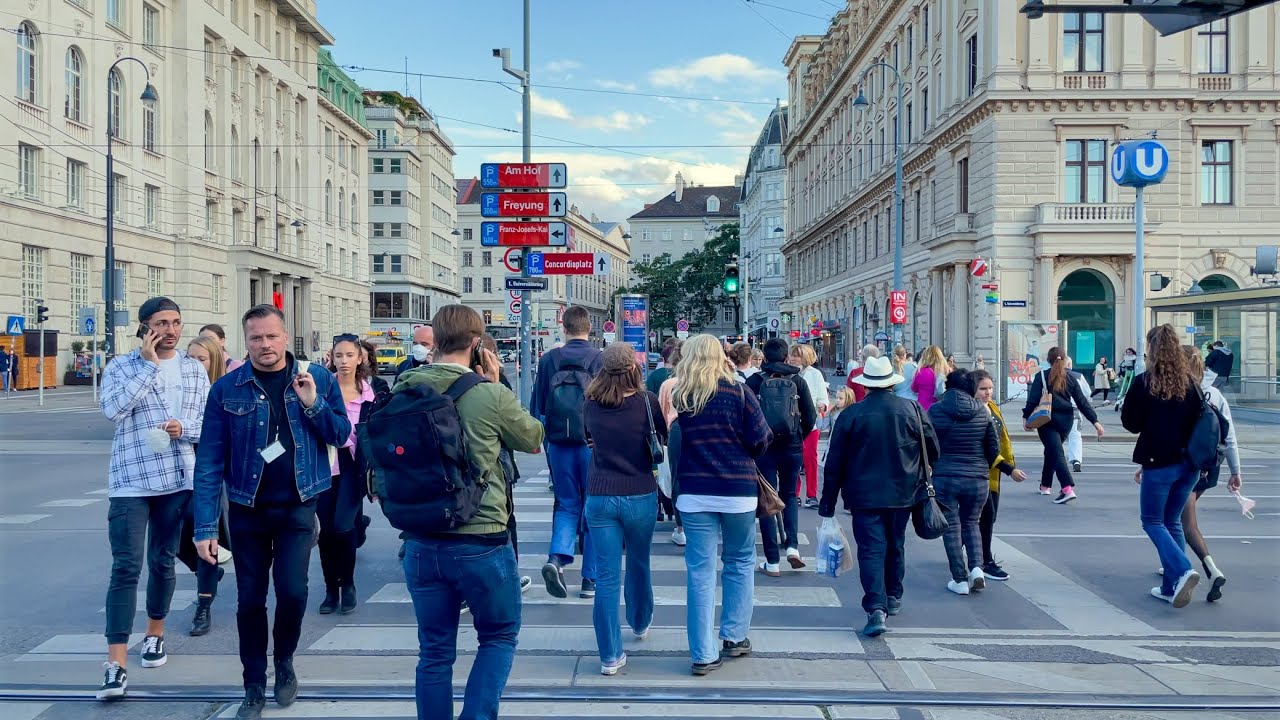 Immersive street-level walking tour through Vienna — Ringstraße, Austria, showcasing authentic urban landscapes, local architecture, and the vibrant atmosphere of the city's neighborhoods