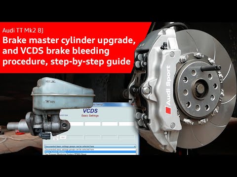 Pt 3 Epic Big Brake Upgrade Audi TT Mk2 - Brake master cylinder upgrade & VCDS brake bleeding guide