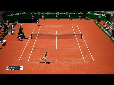 Roger Federer vs Leonardo Mayer - Roland Garros 2019 - AO International Tennis