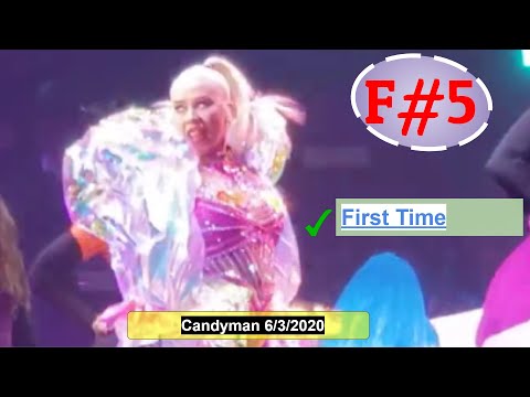 Christina Aguilera - Quick F#5 Slide Belt - Candyman (6/3/2020 Xperience)