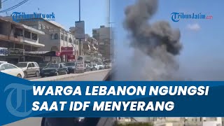 Digempur Serangan! Warga Lebanon Berhamburan Ngungsi Buntut Serangan Brutal IDF: 182 Orang Tewas