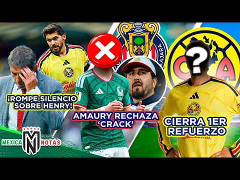 ¡Almada rompe silencio sobre Henry!| Amaury rechaza ‘crack’ para Chivas| América cierra 1er refuerzo