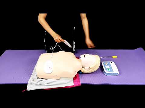 AED Trainer Defibrillator Machine for Medical Training