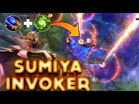 The Best Wombo Combo Refresher Invoker in the World - Sumiya Dota 2