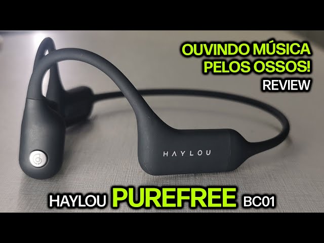 Um excelente fone de condução óssea | Haylou PureFree BC01 | o review